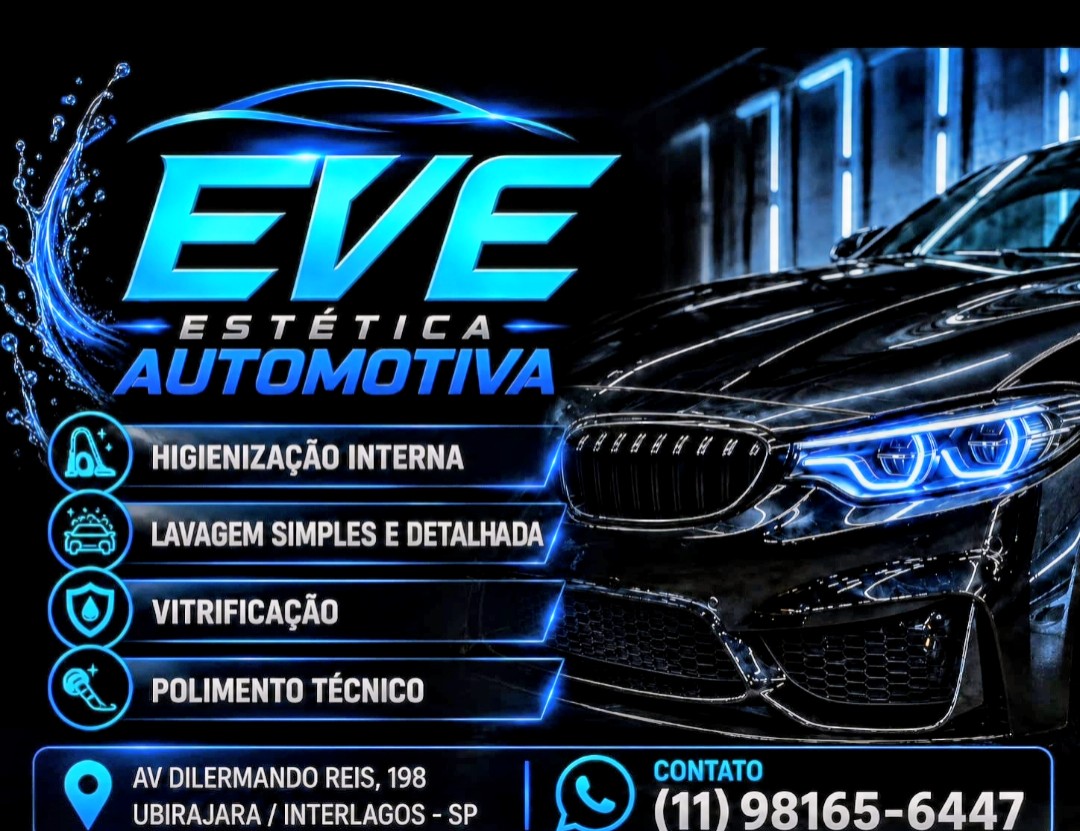 EVE Estética Automotiva - Serviços e Contato